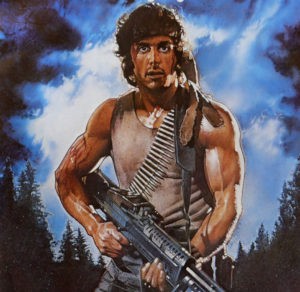 rambo blood stallone sylvester cover letter action movies