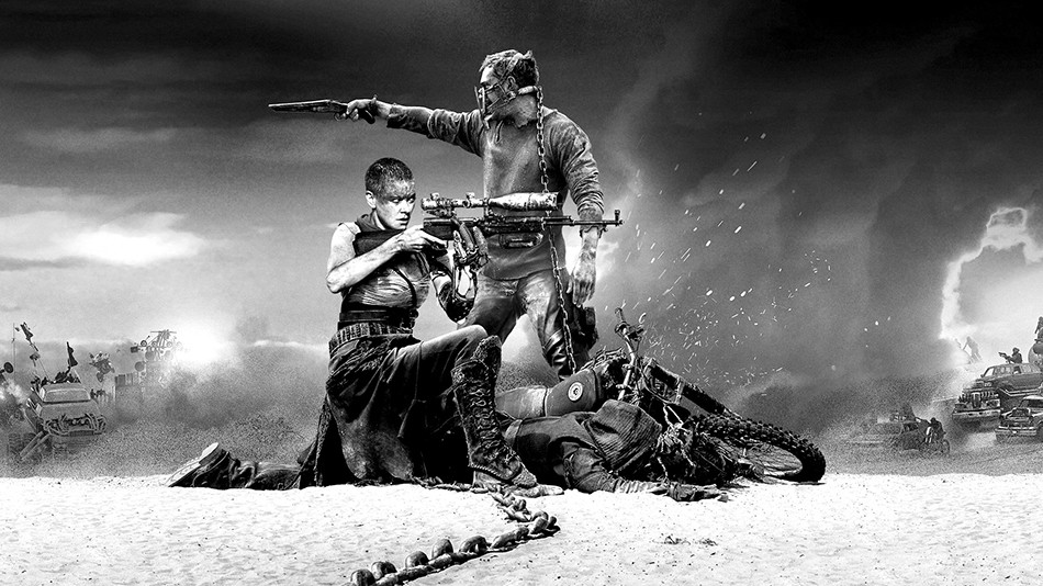 mad max fury road black and chrome