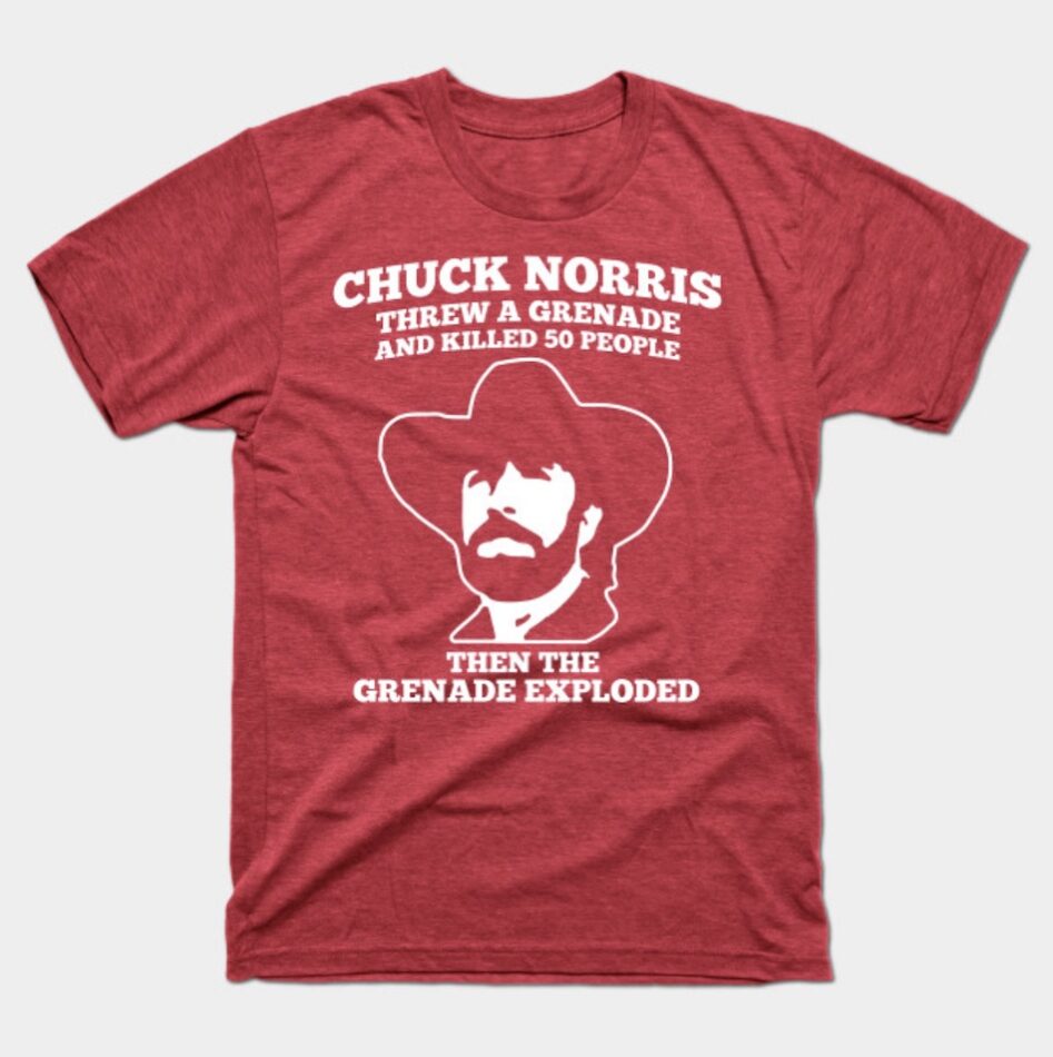 chuck norris tee