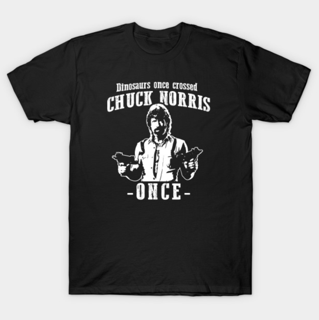 Dinosaurs Chuck Norris T-Shirt