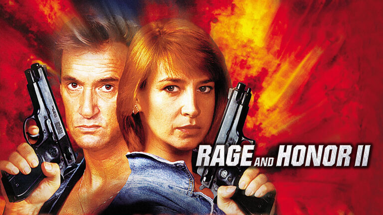Cynthia Rothrock and Richard Norton in ‘Rage and Honor 2’ (1993)