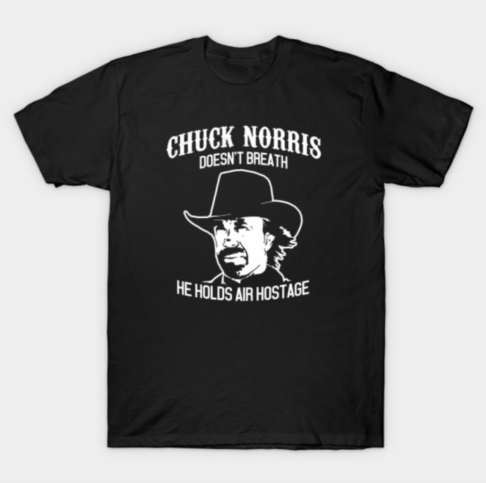 chuck norris no shirt