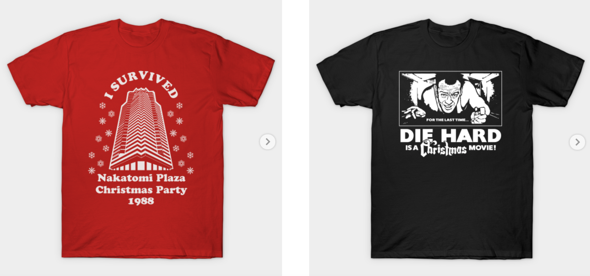 Die Hard Christmas Movie T Shirts Ultimate Action Movie Club